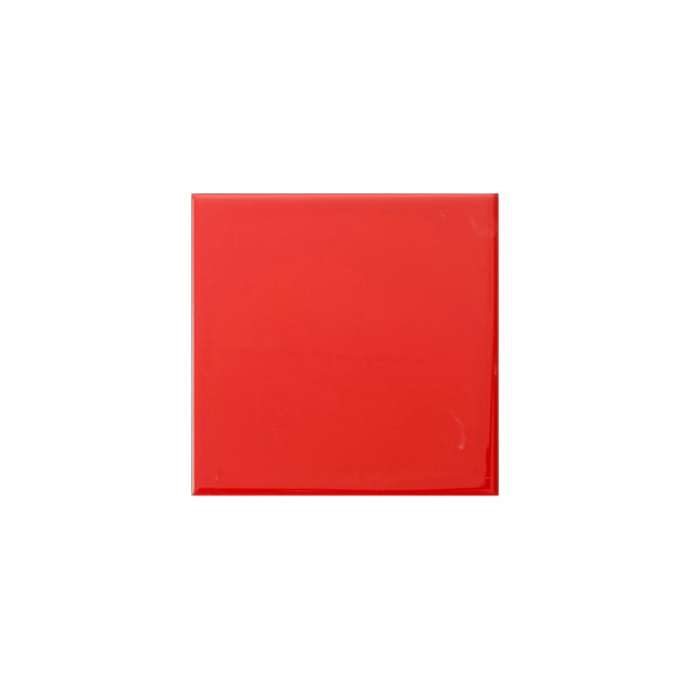 Vægflise Arredo Color Rojo Liso Brillo Blank 15x15 cm