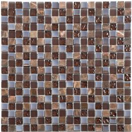 Arredo Krystalmosaik Blank 1,5x1,5 cm Exclusive Stone Brown
