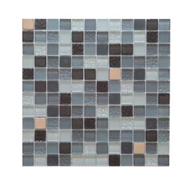 Arredo Krystalmosaik Blank 2,3x2,3 cm Grey/Silver mix