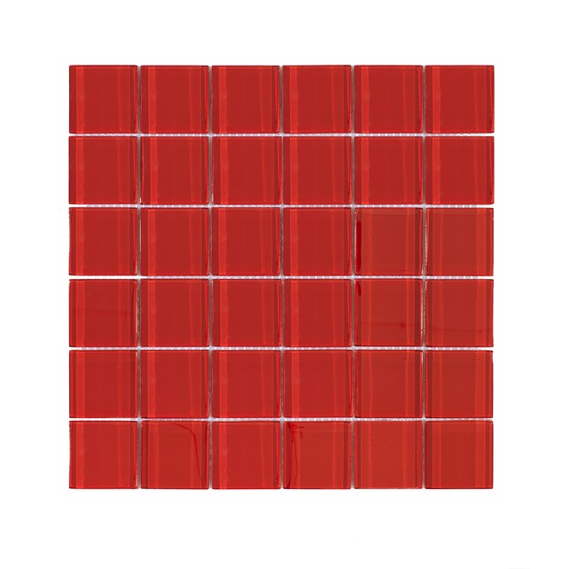 Arredo Krystalmosaik Blank 4,8x4,8 cm Red