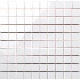 Flisemosaik Arredo Line Hvid/ret Blank 28x28 mm (300x300 mm)
