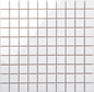 Flisemosaik Arredo Line Hvid/ret Blank 28x28 mm (300x300 mm)