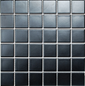 Arredo Klinkermosaik Titan Black Mat 48x48 mm (303x303)