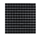 Arredo Krystalmosaik Blank 2,3x2,3 cm Black