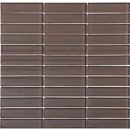 Krystalmosaik Arredo Brown Blank 2,3x9,8 cm (30x30 cm)