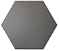 Klinker Ape Hexagon Graphite Mat 18x20 cm