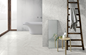 Klinker Coem Ceramiche Marmor B. Carrara Semipoleret Hvid 60x60 cm