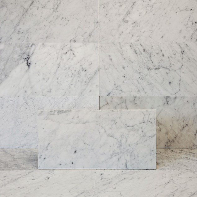 Arredo Marmor Bianco Carrara C honed mm - Gulv og Fliseeksperten
