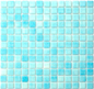 Poolmosaik Alttoglass Azul Celest 2,5x2,5 cm (30x30 cm)