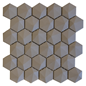 Vægflise Natucer Ceramica Natural Hex Grey 3D 6,5x5,7 (34x32,6)
