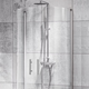 Duschhörn Alterna U-dusch Klarglas