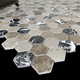 Mosaik Tenfors Marmor Hexagon Mixed Stone
