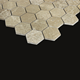 Mosaik Tenfors Marmor Hexagon Beige