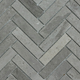 Mosaik Tenfors Marmor Fishbone Stone Grey