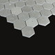 Mosaik Tenfors Marmor Hexagon Stone Grey