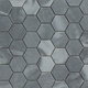 Mosaik Tenfors Marmor Hexagon Light Grey