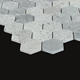 Mosaik Tenfors Marmor Hexagon Rocky Grey