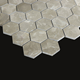 Mosaik Tenfors Marmor Hexagon Bone