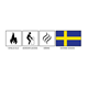 Terrassvärmare TOMMRE ELD Kvadratisk Bord 7 kW