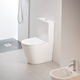 Toalettstol Bathco Antequera 4557 Vit