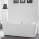 Badkar Villeroy & Boch Squaro Edge 12 med Multiplex Trio 180