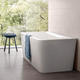 Badkar Villeroy & Boch Squaro Edge 12 med Multiplex Trio 180