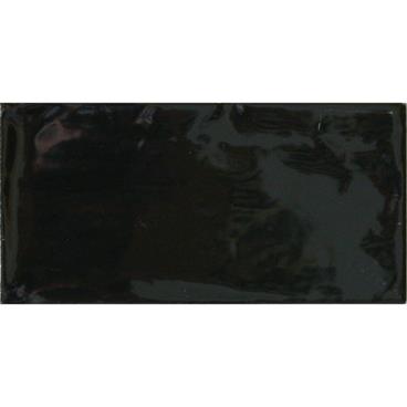 Kakel Konradssons Cambridge Svart Blank 7,5x15 cm