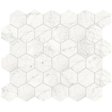 Klinker Mosaik Konradssons Marmi Vit Matt 26,3x29,3 cm