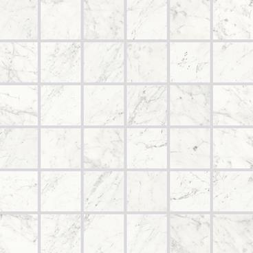 Klinker Mosaik Konradssons Marmi Vit Matt 5x5 cm
