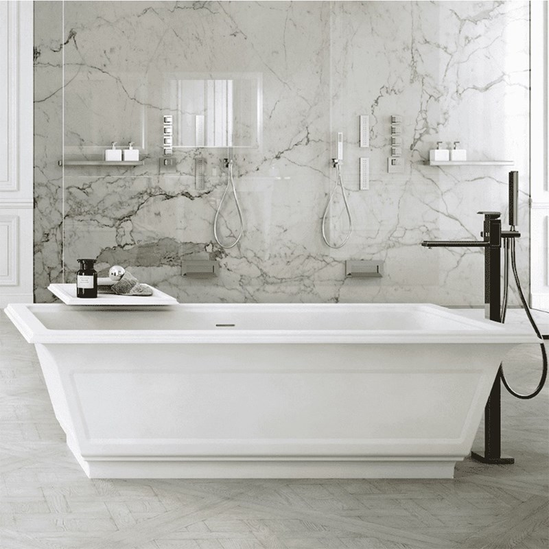 Badkar Gessi Venti 20 46715 Cristalplant 1800 mm