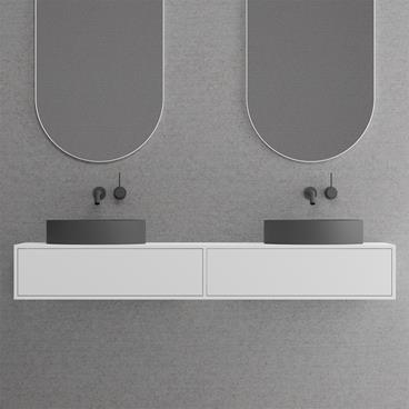 Tvättställsskåp Scandtap Solid S1400 Solid Surface 1400 mm
