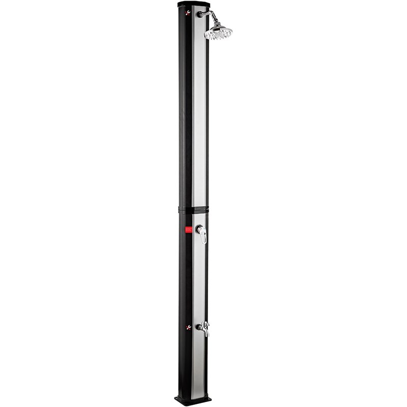 Utedusch Demerx Sunny 30 Split Soluppvärmd Svart