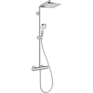 Takduschset Hansgrohe Crometta E Showerpipe 240 1jet EcoSmart 150 cc Krom
