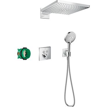 Takduschset Hansgrohe Raindance E 300 ShowerSelect Square 1jet Krom