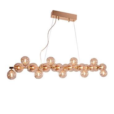 Taklampa By Rydéns Splendor Bar 124 cm Amber