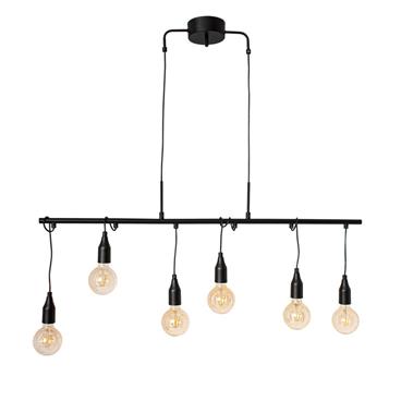 Taklampa By Rydéns Skyline 6L Mattsvart E27