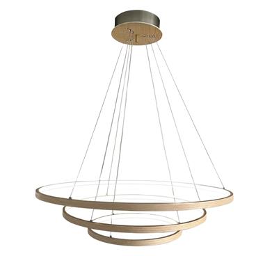 Taklampa By Rydéns Trione Ø80 cm Natur LED