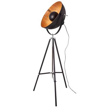 Golvlampa By Rydéns Captain H170 cm Svart/Guld E27