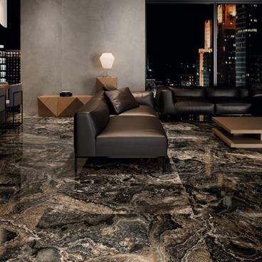 Klinker Tenfors Izmir Marron Marmor Blank 120x120 cm