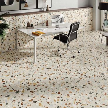 Klinker Tenfors Terrazzo XL Beige Matt 60x60 cm