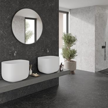 Klinker Tenfors Charisma Marmor Black Matt 60x60 cm