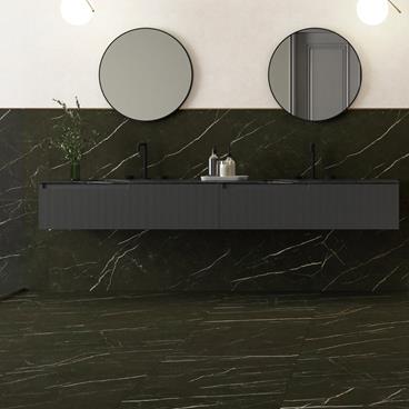 Klinker Tenfors Elite Black Marmor Matt 60x60 cm