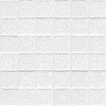 Kakel Tenfors Tamil Vit 13x13 cm