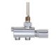 Radiatorventil Pax RFA 75-400 med Handratt Krom