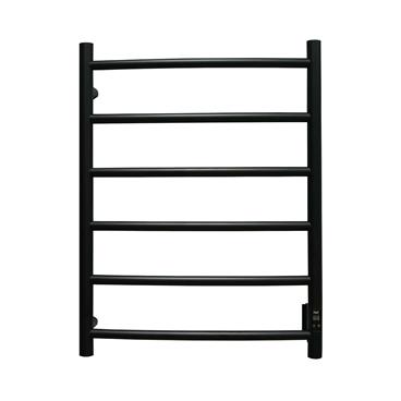 Handdukstork Pax Salsa med Timer 700x540 mm Mattsvart