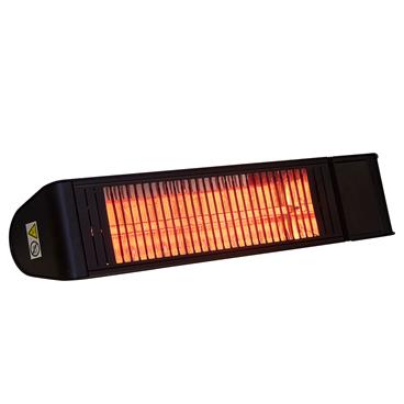 Terrassvärmare HEAT1 ECO Pro-line 2000 W Svart