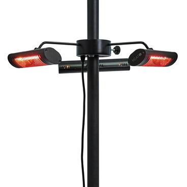 Terrassvärmare HEAT1 ECO High-line 3 x 670W Svart