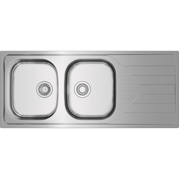 Diskbänk Intra Universe UNE200DWOH 1160 mm Rostfri