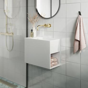 Tvättställ Copenhagen Bath Nyland Solid Surface 45 cm