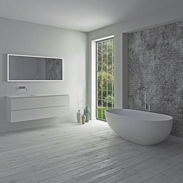 Badkar Copenhagen Bath Hammershus Solid Surface 169 cm
